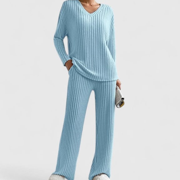 Moira Women's Ribbed Lounge Set