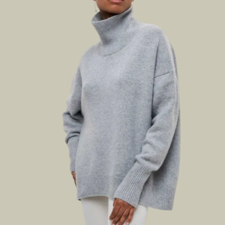 Nina Women's loose roll-neck jumper