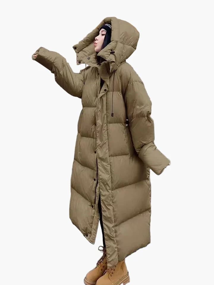 Cecily Women's Oversized Hooded Winter Puffer Coat