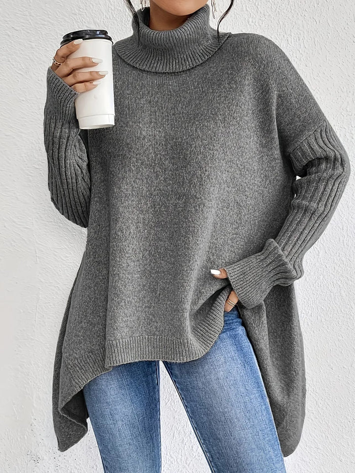 Georgia Women's Oversized High-Neck Winter Jumper