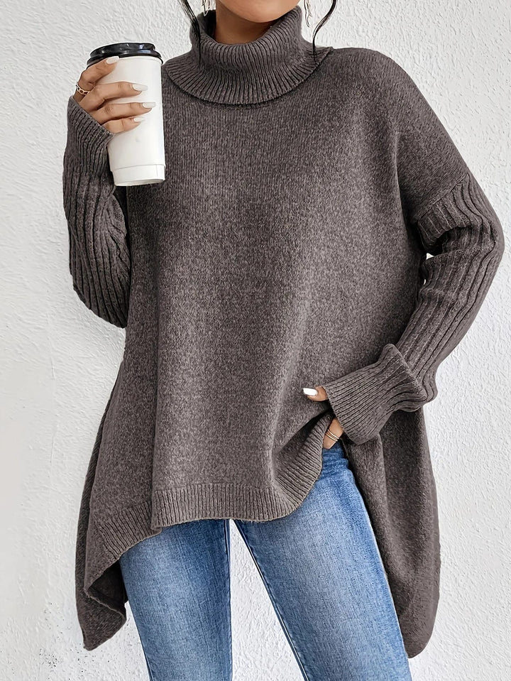 Georgia Women's Oversized High-Neck Winter Jumper