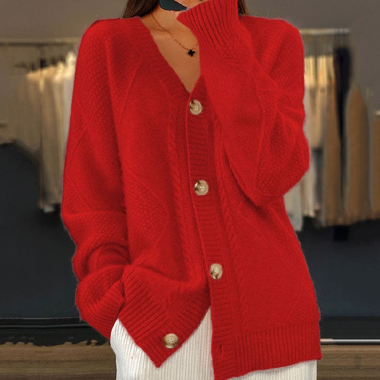 Camilla Women's Cosy Long-Sleeve Cardigan