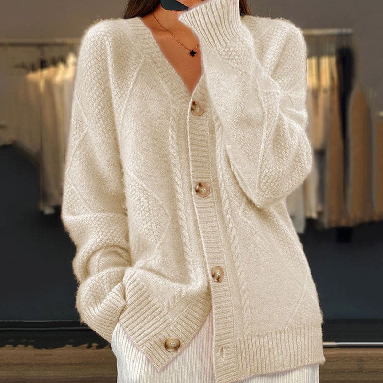 Camilla Women's Cosy Long-Sleeve Cardigan