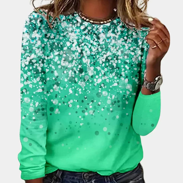 Ingrid Women's Sparkly Star Christmas Jumper