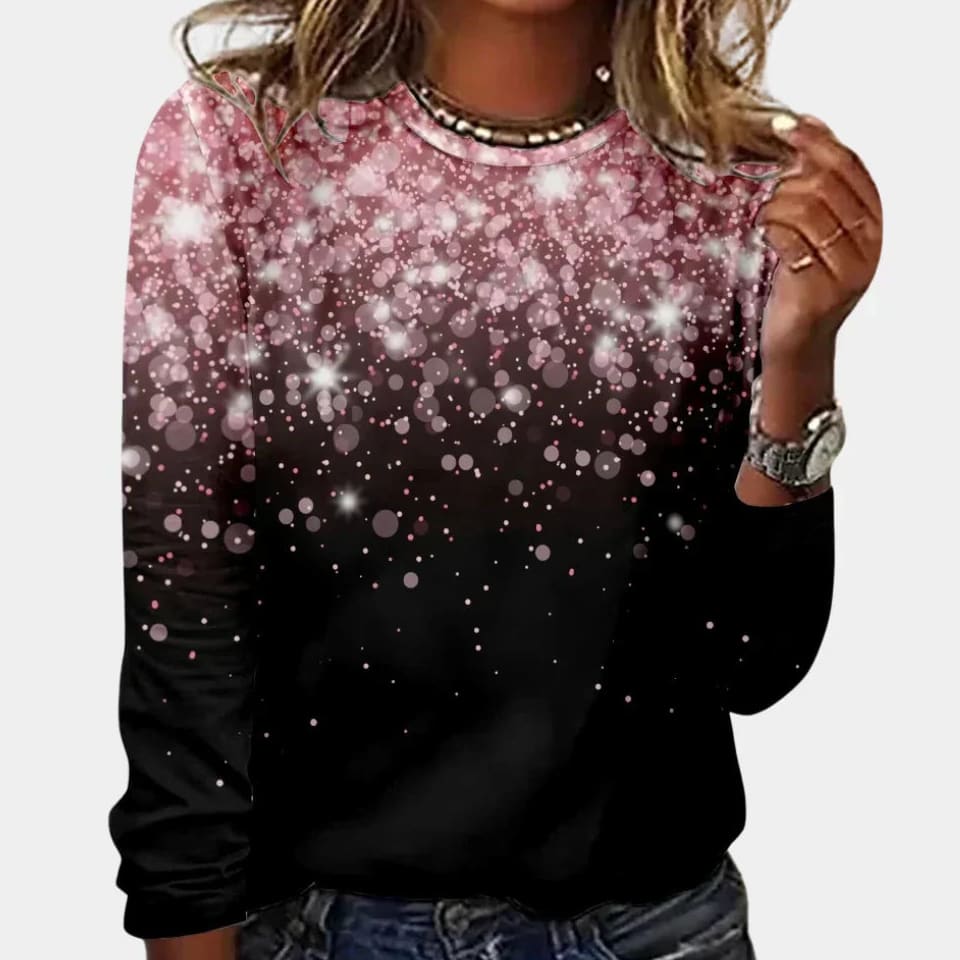Ingrid Women's Sparkly Star Christmas Jumper