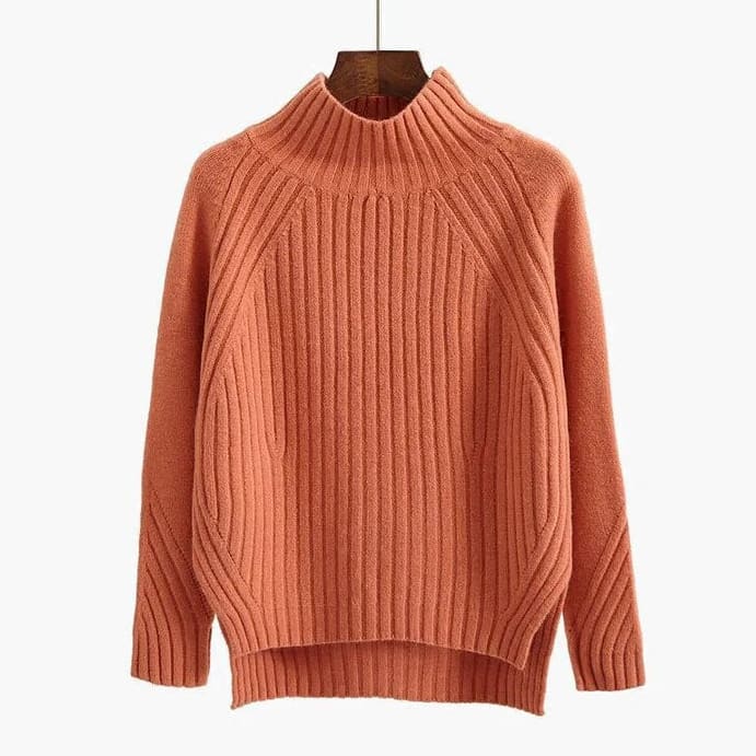 Briar Women's Ribbed High-Neck Winter Jumper