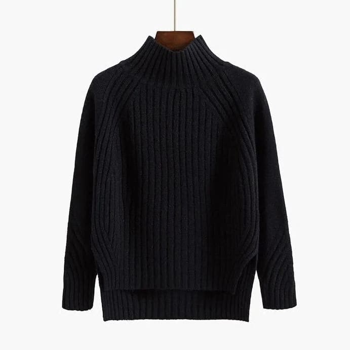 Briar Women's Ribbed High-Neck Winter Jumper