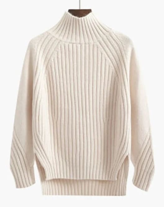 Briar Women's Ribbed High-Neck Winter Jumper