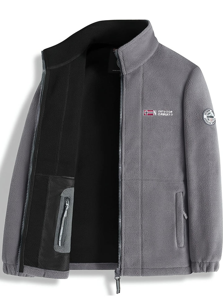 Dorian Men's Warm Outdoor Jacket with Zip