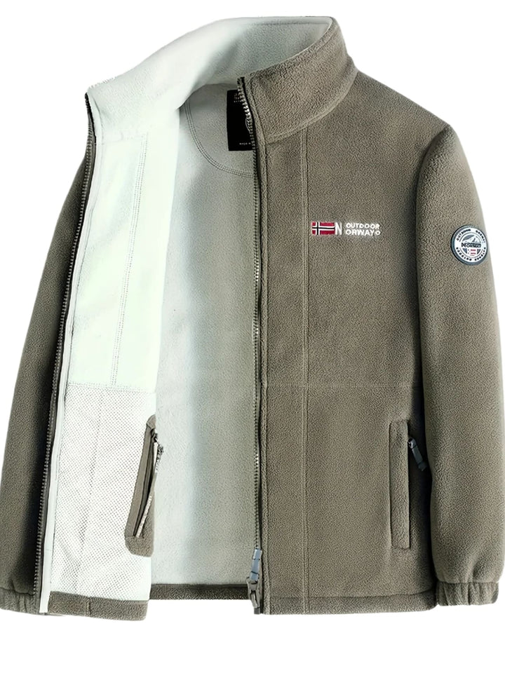 Dorian Men's Warm Outdoor Jacket with Zip
