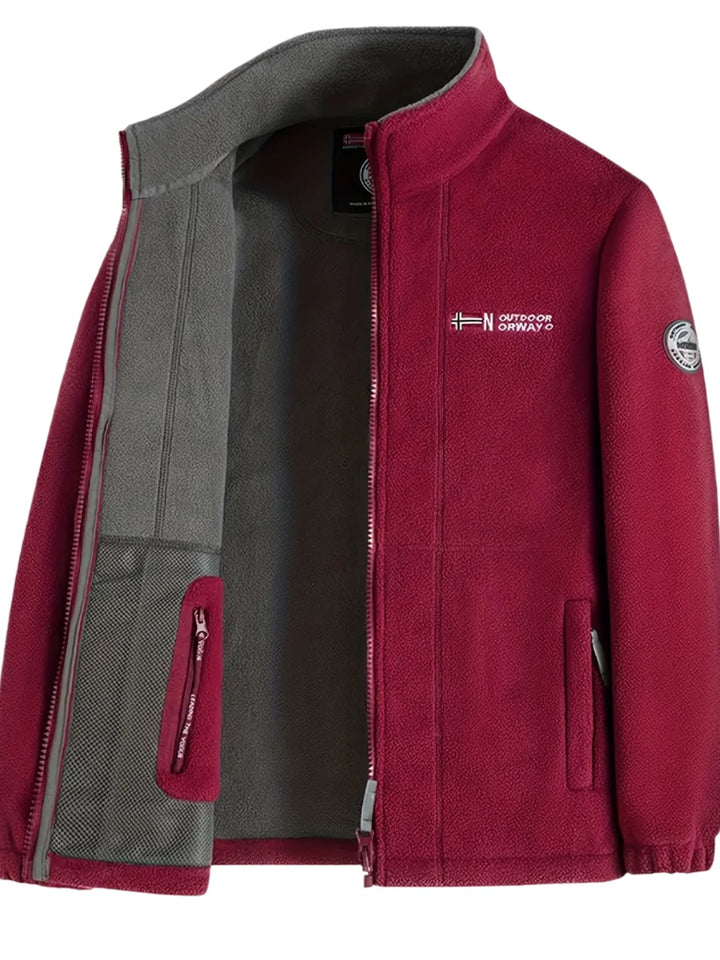 Dorian Men's Warm Outdoor Jacket with Zip