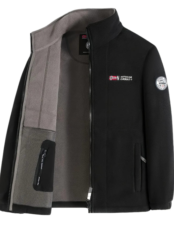 Dorian Men's Warm Outdoor Jacket with Zip