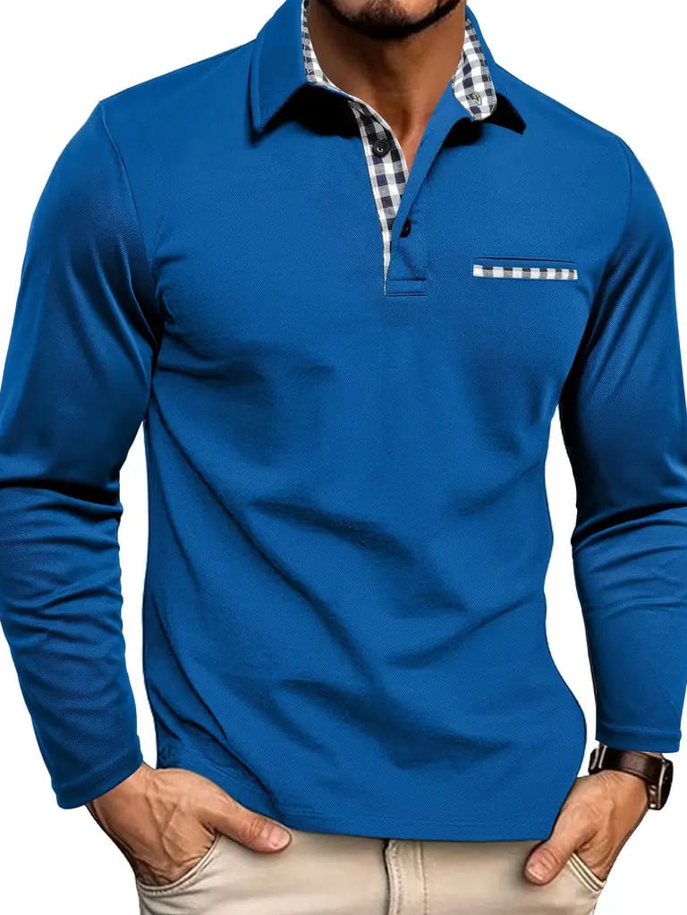 Byron Men's Long-Sleeve Polo Shirt