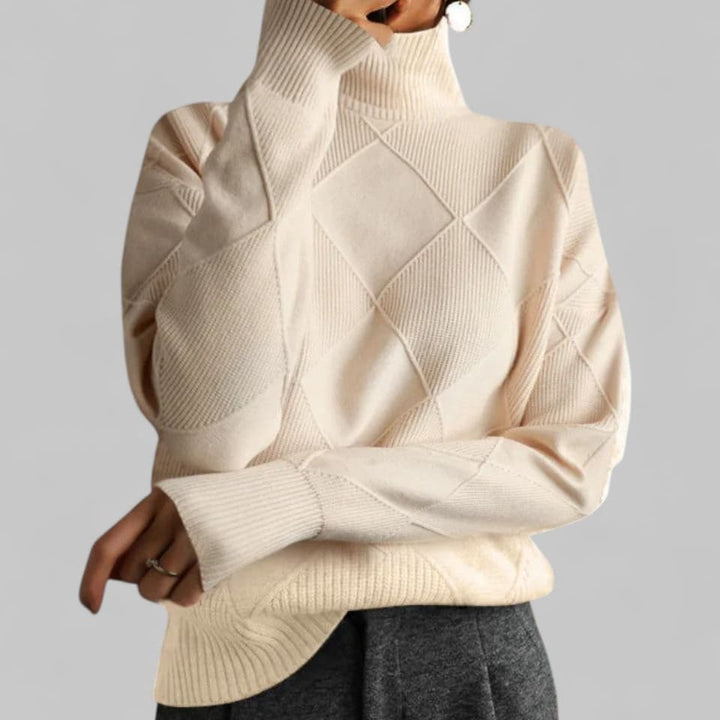 Nora Women's Loose Roll-Neck Jumper