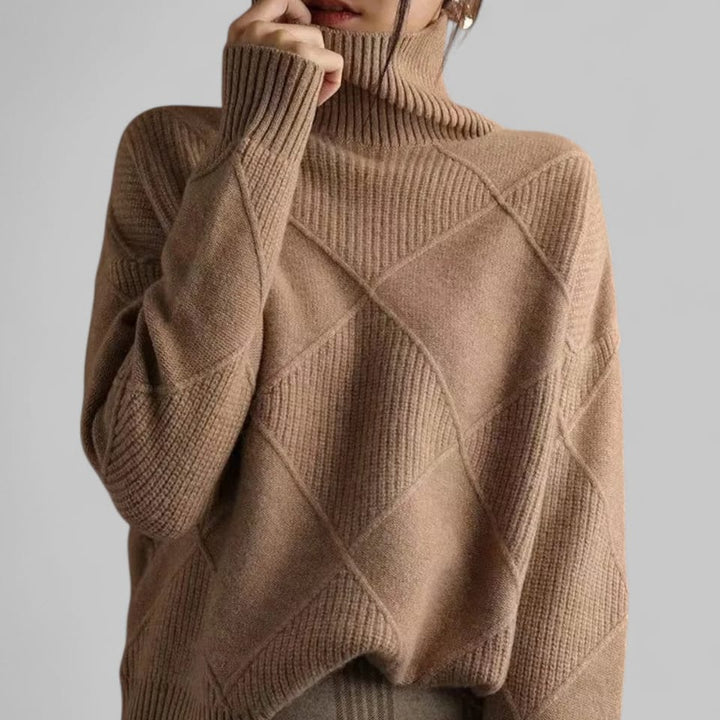 Nora Women's Loose Roll-Neck Jumper