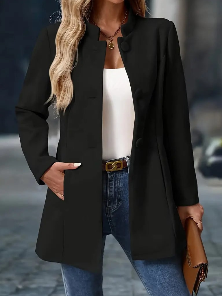 Neve Women's Winter Coat with Buttons