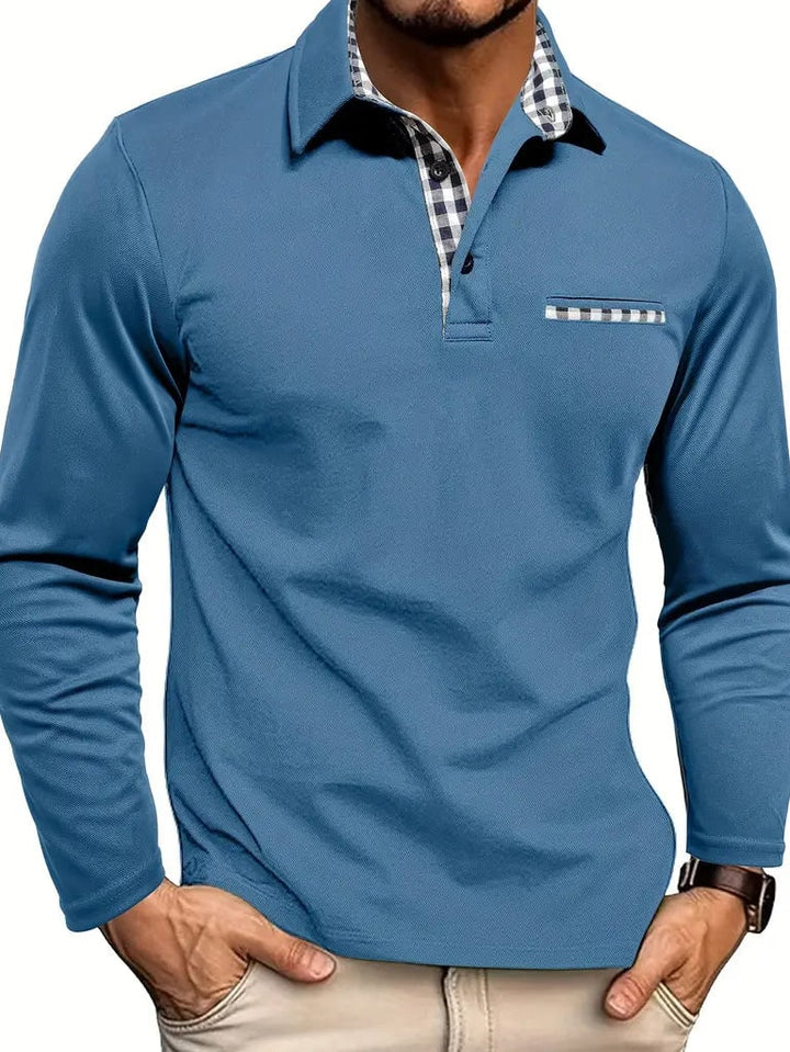 Byron Men's Long-Sleeve Polo Shirt