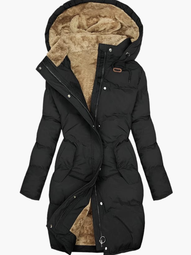 Etta Women's Long Hooded Faux-Fur Winter Coat