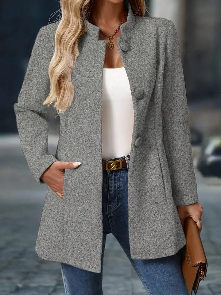 Neve Women's Winter Coat with Buttons