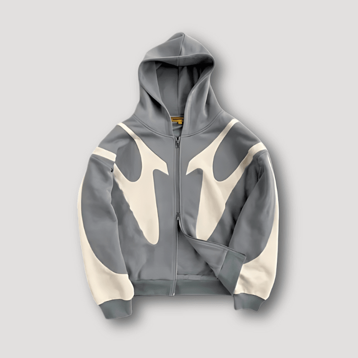 Lachlan Men's Flame-Print Zip Hoodie