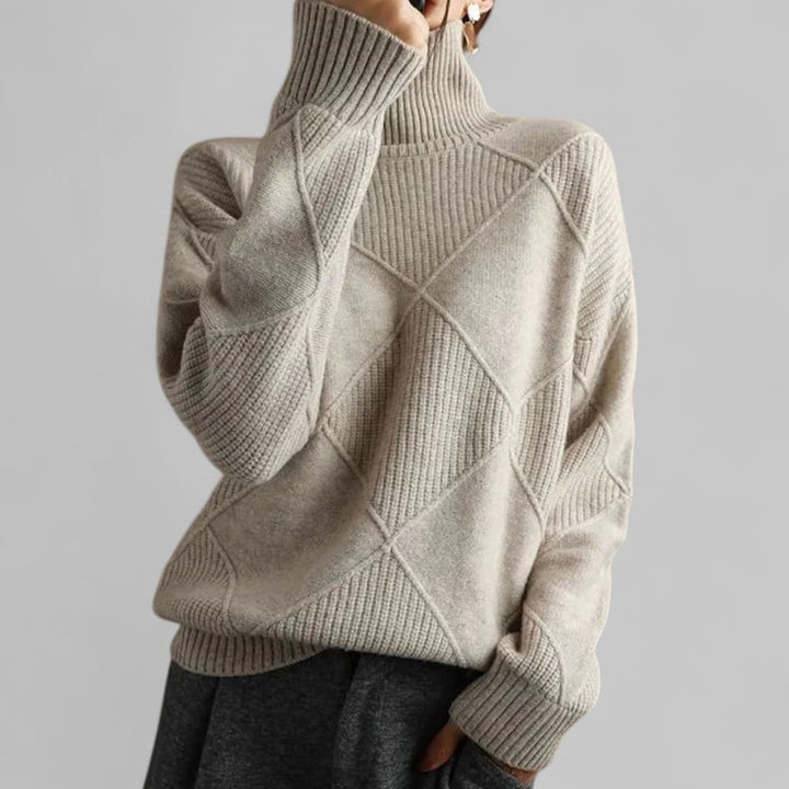 Nora Women's Loose Roll-Neck Jumper