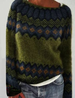 Delia Women's Crew-Neck Knit Jumper
