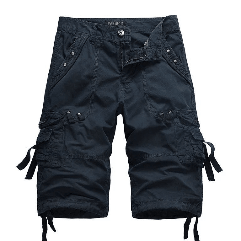 Frederick Men's Multi-Pocket Belted Cargo Shorts