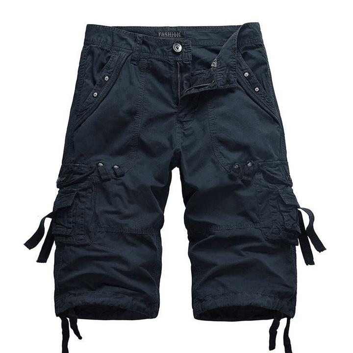 Frederick Men's Multi-Pocket Belted Cargo Shorts