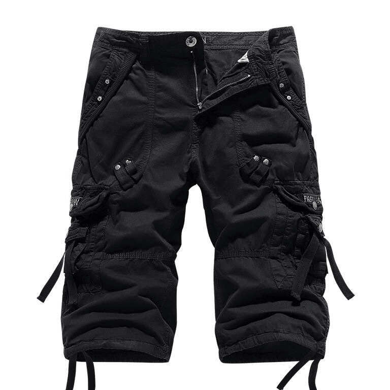 Frederick Men's Multi-Pocket Belted Cargo Shorts