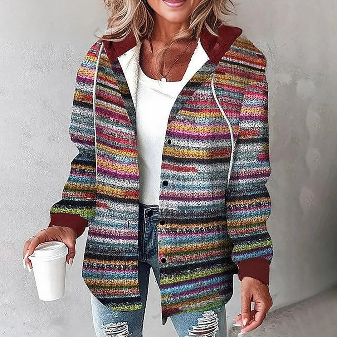 Beatrice Women's Plaid Hoodie Jacket