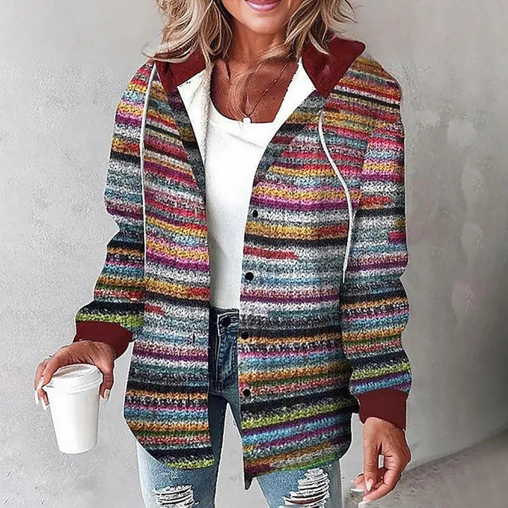 Beatrice Women's Plaid Hoodie Jacket