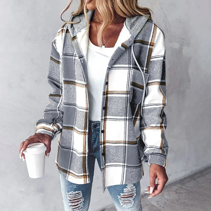 Beatrice Women's Plaid Hoodie Jacket