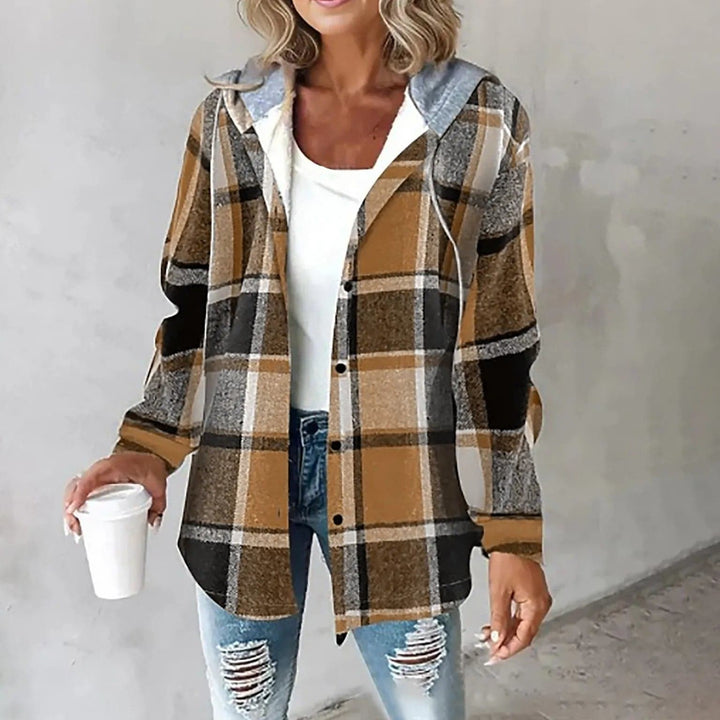 Beatrice Women's Plaid Hoodie Jacket