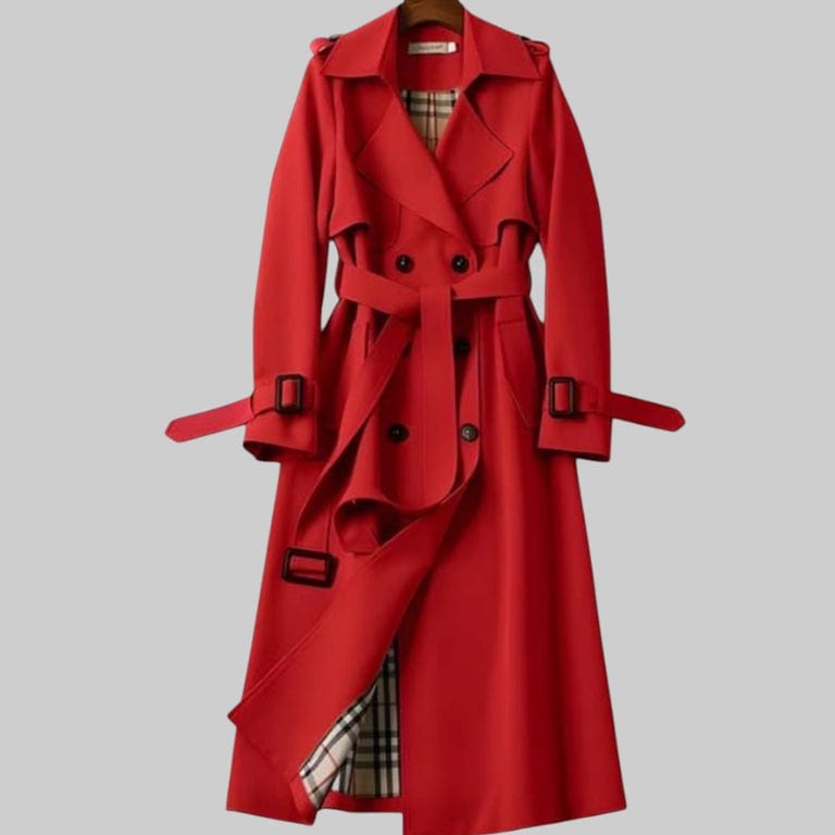 Agnes Women's Belted Winter Trench Coat