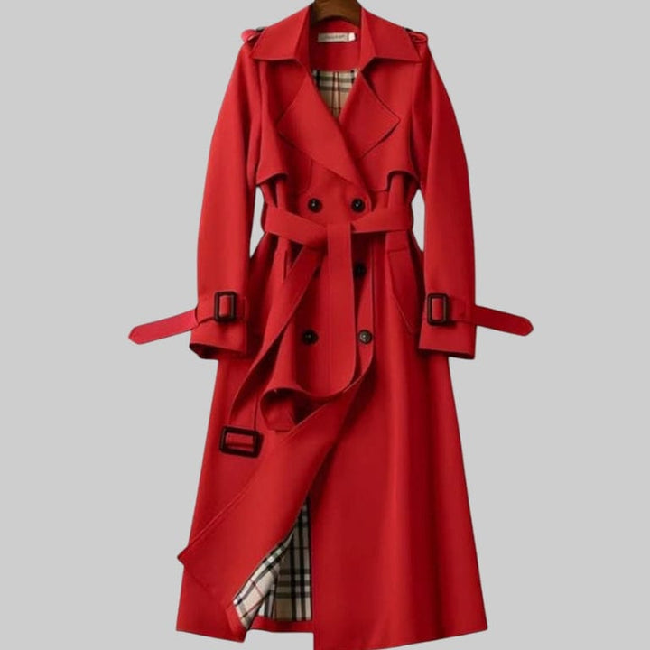 Agnes Women's Belted Winter Trench Coat