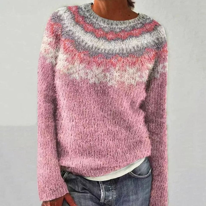 Ione Women's Reindeer Knit Christmas Jumper