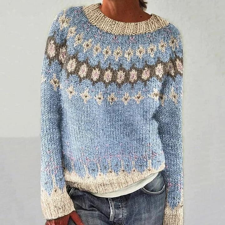 Ione Women's Reindeer Knit Christmas Jumper