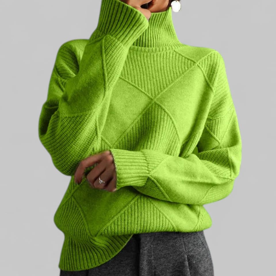 Nora Women's Loose Roll-Neck Jumper