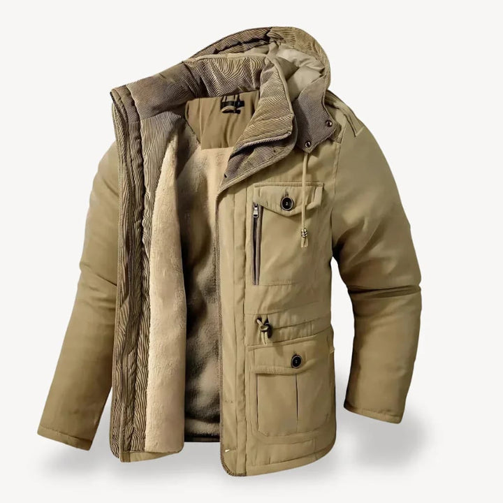 Grayson Men's Rugged Fleece-Lined Winter Jacket