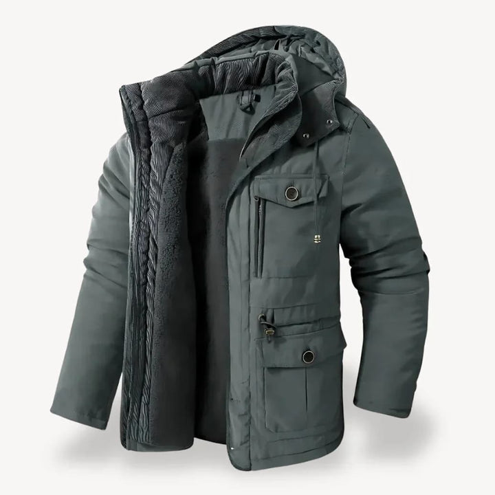 Grayson Men's Rugged Fleece-Lined Winter Jacket