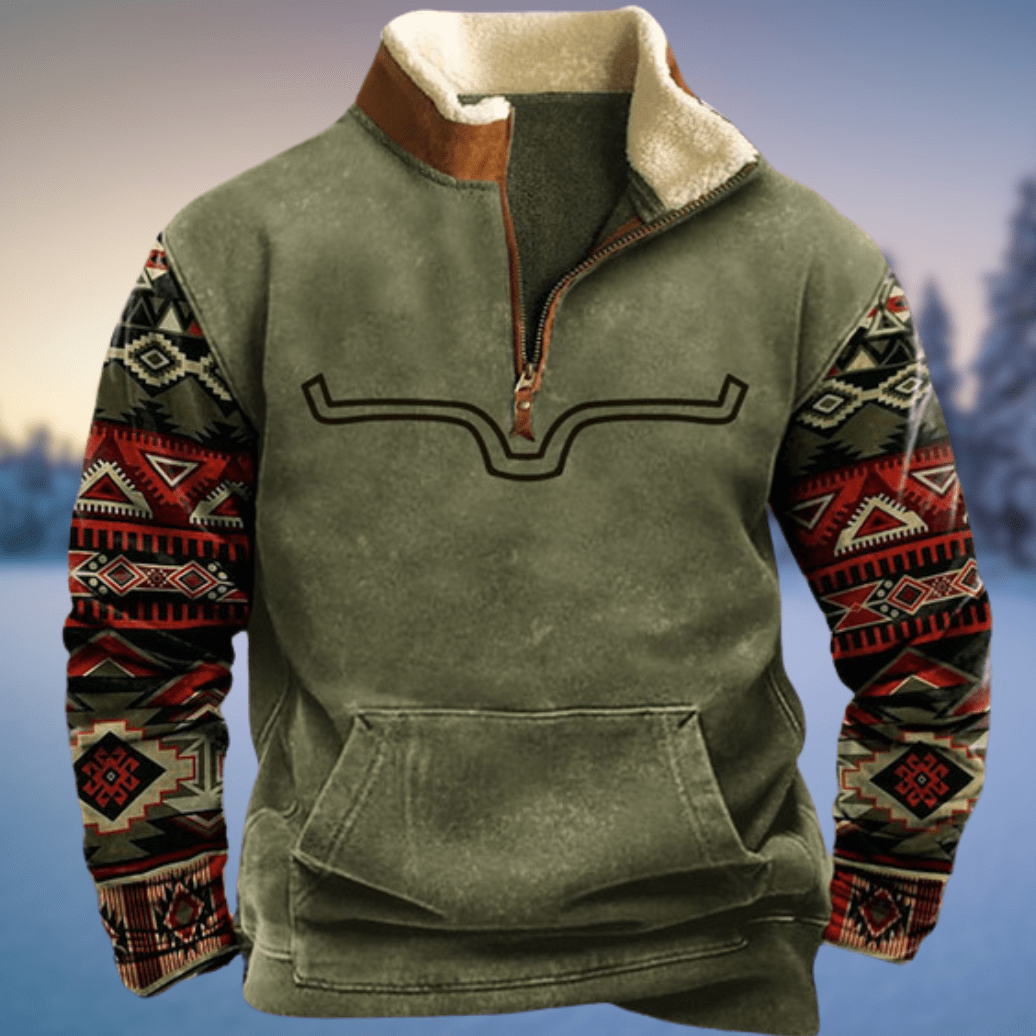 Conrad Men's Half-Zip Winter Jumper
