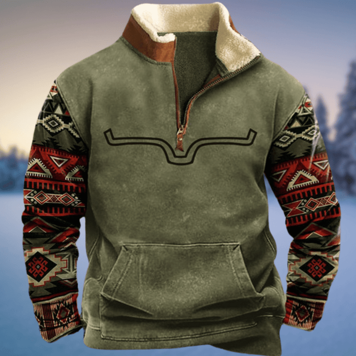 Conrad Men's Half-Zip Winter Jumper