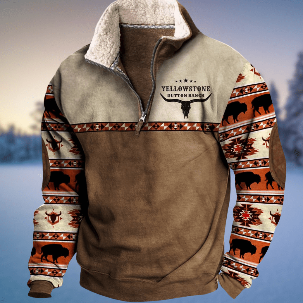 Conrad Men's Half-Zip Winter Jumper