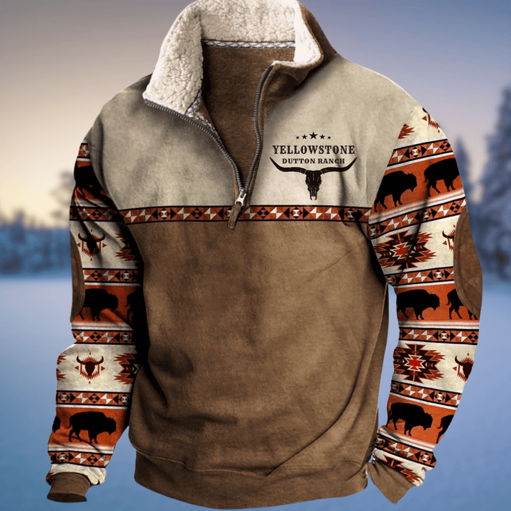 Conrad Men's Half-Zip Winter Jumper