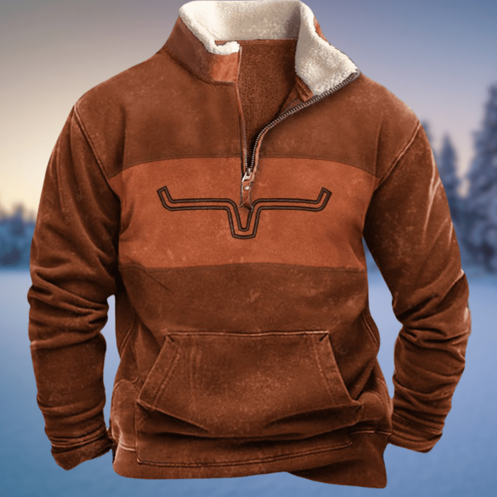 Conrad Men's Half-Zip Winter Jumper