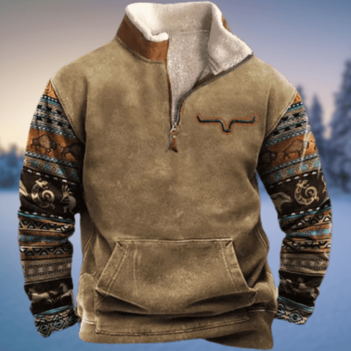 Conrad Men's Half-Zip Winter Jumper