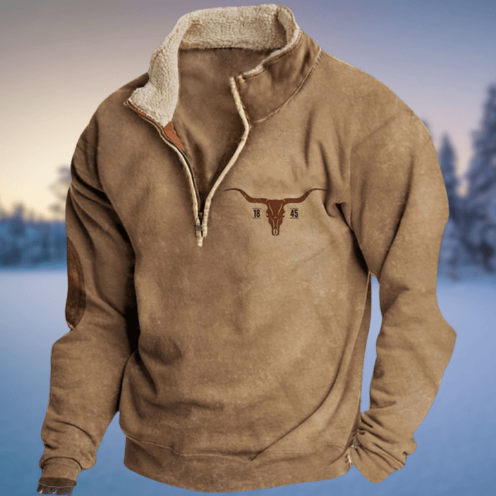 Conrad Men's Half-Zip Winter Jumper
