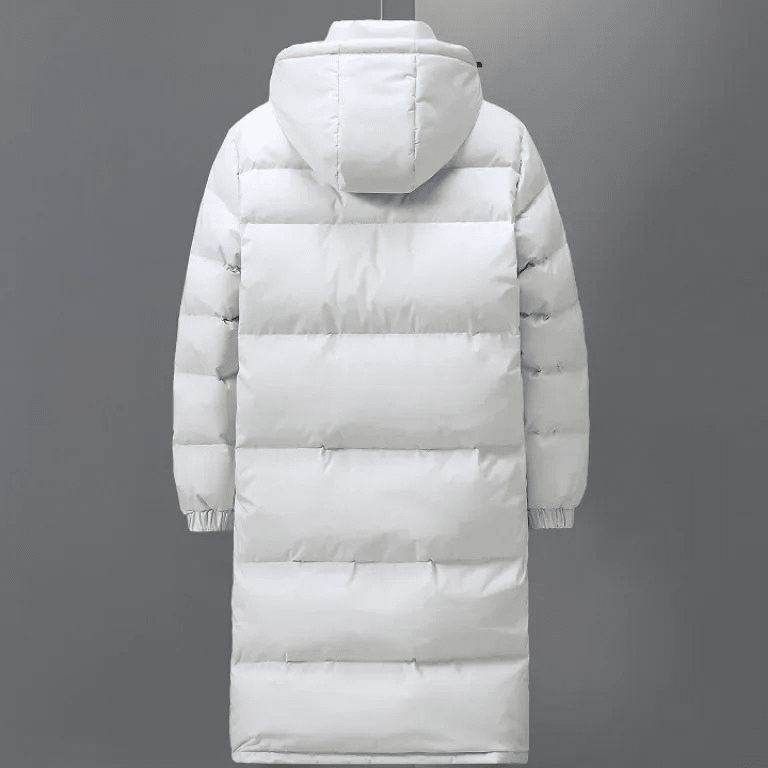 Merrick Men's Long Hooded Quilted Winter Coat