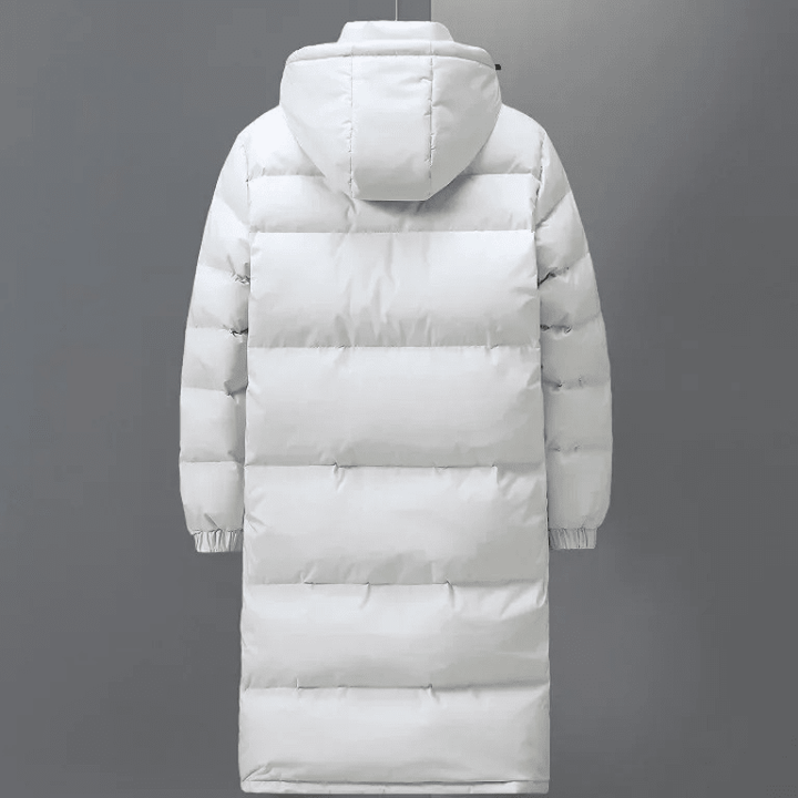 Merrick Men's Long Hooded Quilted Winter Coat