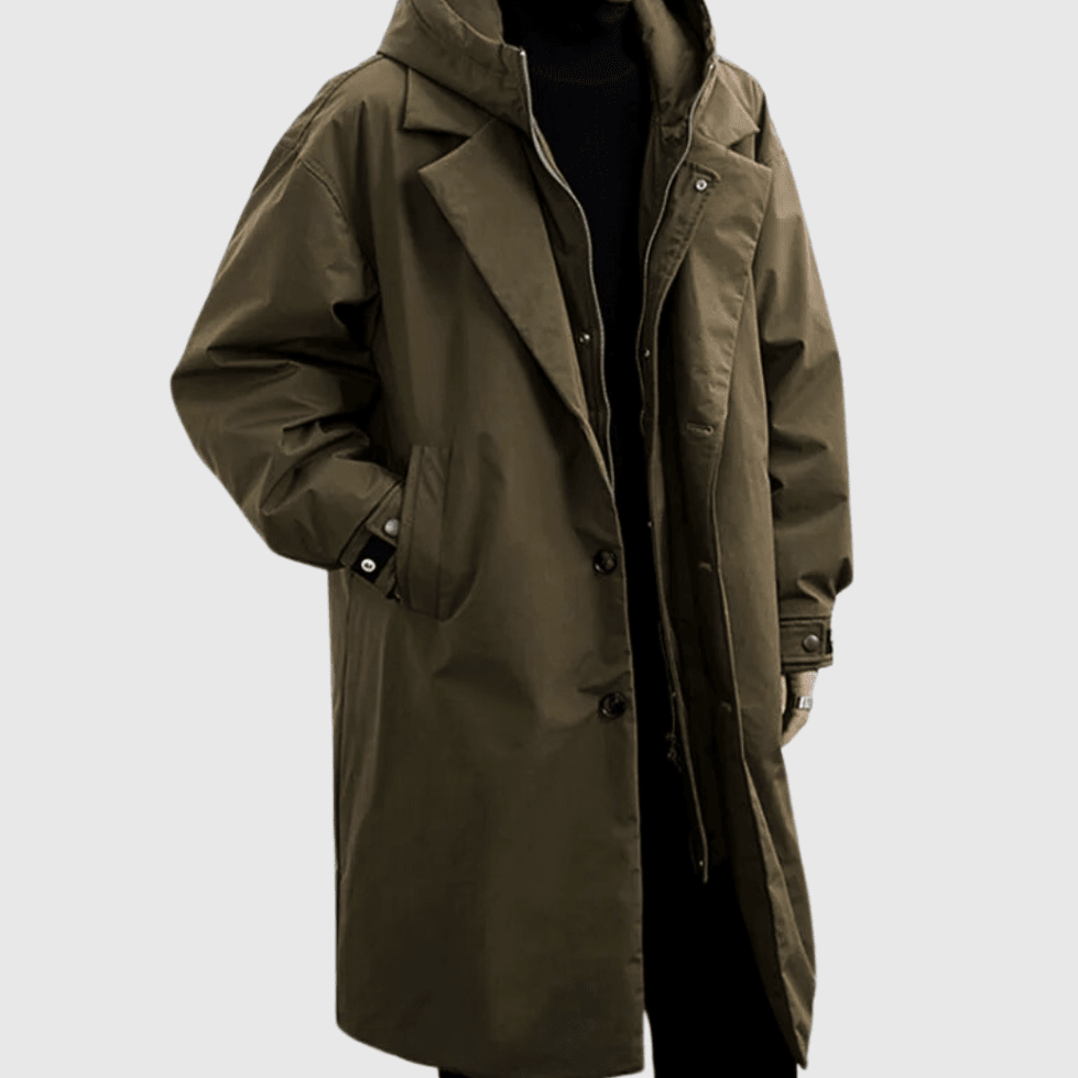 Gage Men's Waterproof Hooded Raincoat